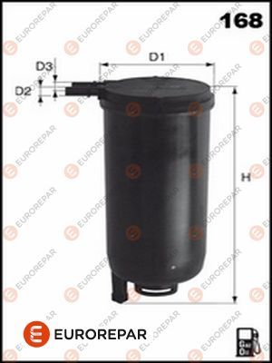 EUROREPAR 1643629280 | Yakıt Filtresi H345wk / Kl787