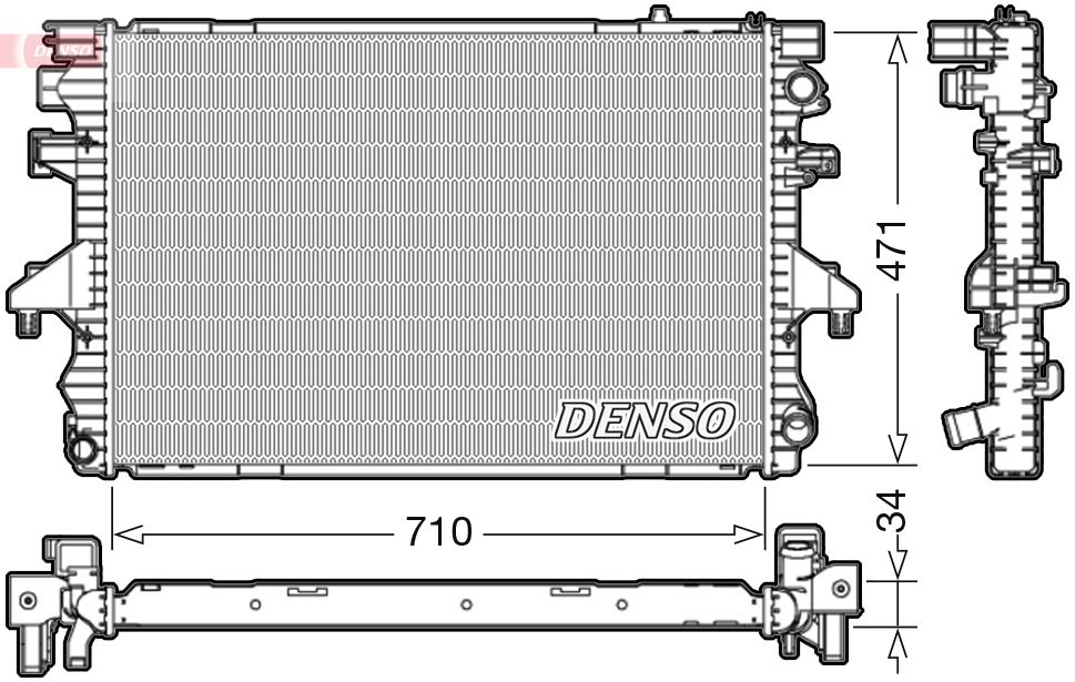 DENSO DRM32040 | Radyatör