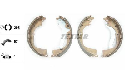 TEXTAR 91078700 | Fren Pabuç Balata VW Amarok Arka