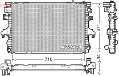 DENSO DRM32040 | Radyatör