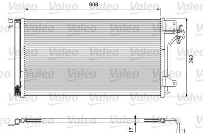 VALEO 814015 | Kondenser Volkswagen Transporter 7J / 7H